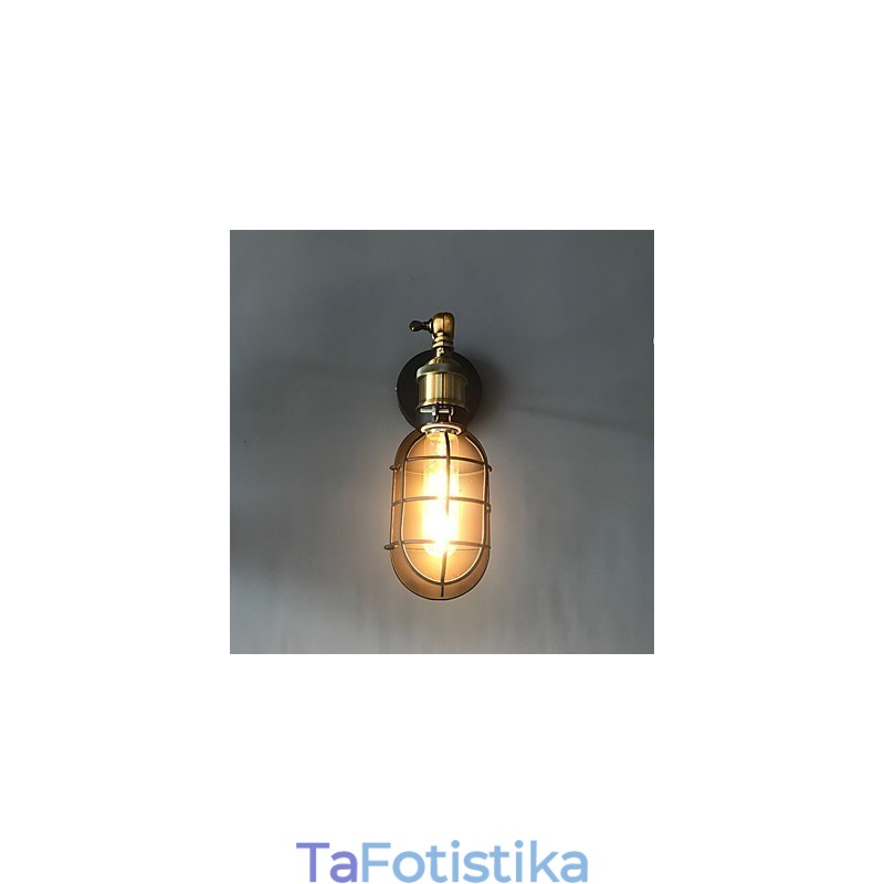 Vintage Μαύρα Μεταλλικά Φωτιστικά Τοίχου Σοφίτα Σαλόνι Τραπεζαρία Διάδρομος Καφέ Μπαρ Μπαρ Επιτοίχιο φωτιστικό