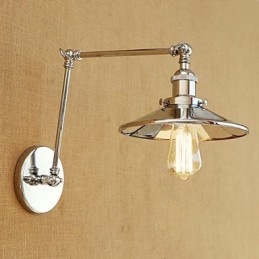 Rustic Lodge Country ρετρό ηλεκτρολυμένο χαρακτηριστικό για Mini Style Swing Arm Ambient Light