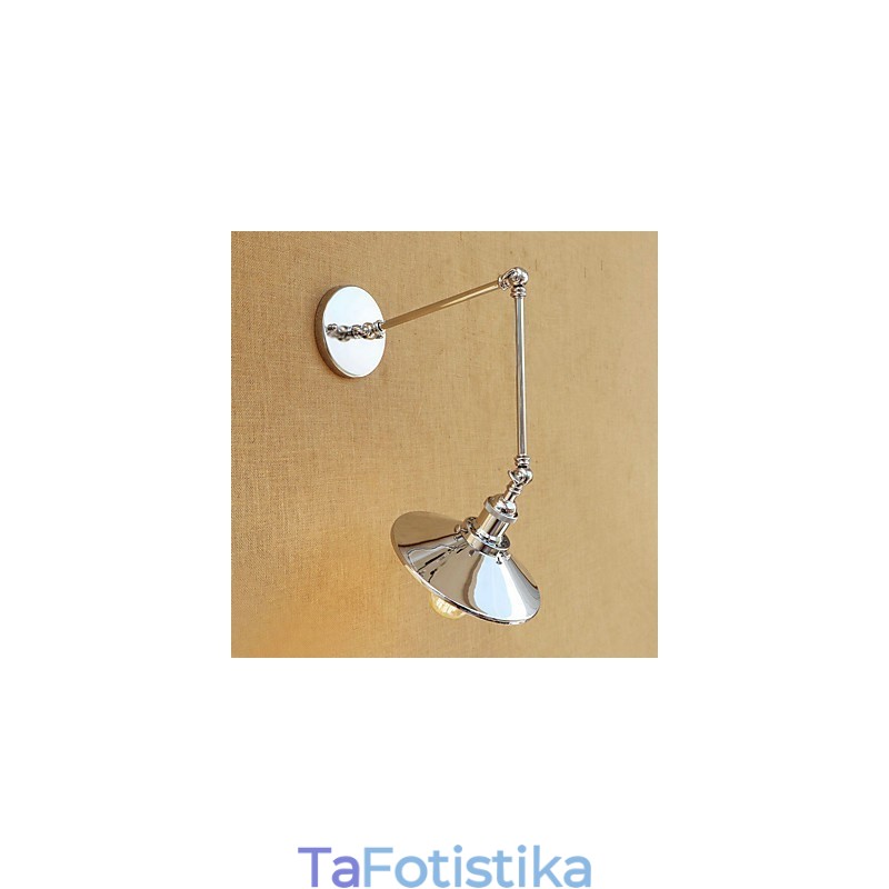 Rustic Lodge Country ρετρό ηλεκτρολυμένο χαρακτηριστικό για Mini Style Swing Arm Ambient Light