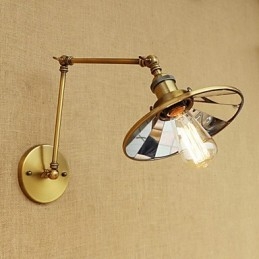 Rustic Lodge Country ρετρό ηλεκτρολυμένο χαρακτηριστικό για Mini Style Swing Arm Ambient Light
