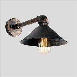 Water Pipe Wall Lights Retro Industrial Style Creative Country Metal Restaurant Cafe Bar Bar Επιτραπέζιες Απλίκες