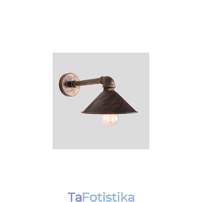 Water Pipe Wall Lights Retro Industrial Style Creative Country Metal Restaurant Cafe Bar Bar Επιτραπέζιες Απλίκες