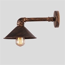 Water Pipe Wall Lights Retro Industrial Style Creative Country Metal Restaurant Cafe Bar Bar Επιτραπέζιες Απλίκες