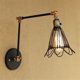 Ρετρό ρουστίκ Lodge Country Painting για Mini Style Swing Arm Ambient Light Swing