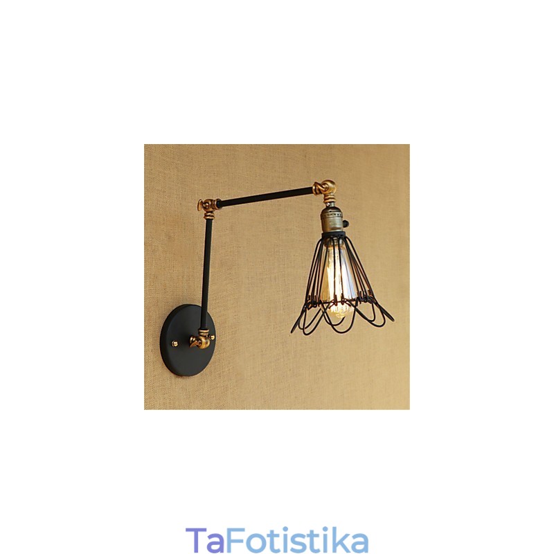 Ρετρό ρουστίκ Lodge Country Painting για Mini Style Swing Arm Ambient Light Swing