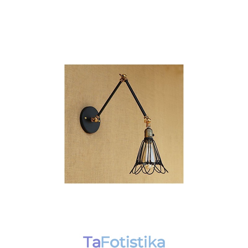 Ρετρό ρουστίκ Lodge Country Painting για Mini Style Swing Arm Ambient Light Swing