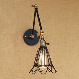 Ρετρό ρουστίκ Lodge Country Painting για Mini Style Swing Arm Ambient Light Swing