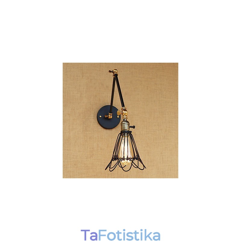Ρετρό ρουστίκ Lodge Country Painting για Mini Style Swing Arm Ambient Light Swing