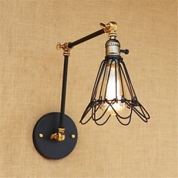 Ρετρό ρουστίκ Lodge Country Painting για Mini Style Swing Arm Ambient Light Swing