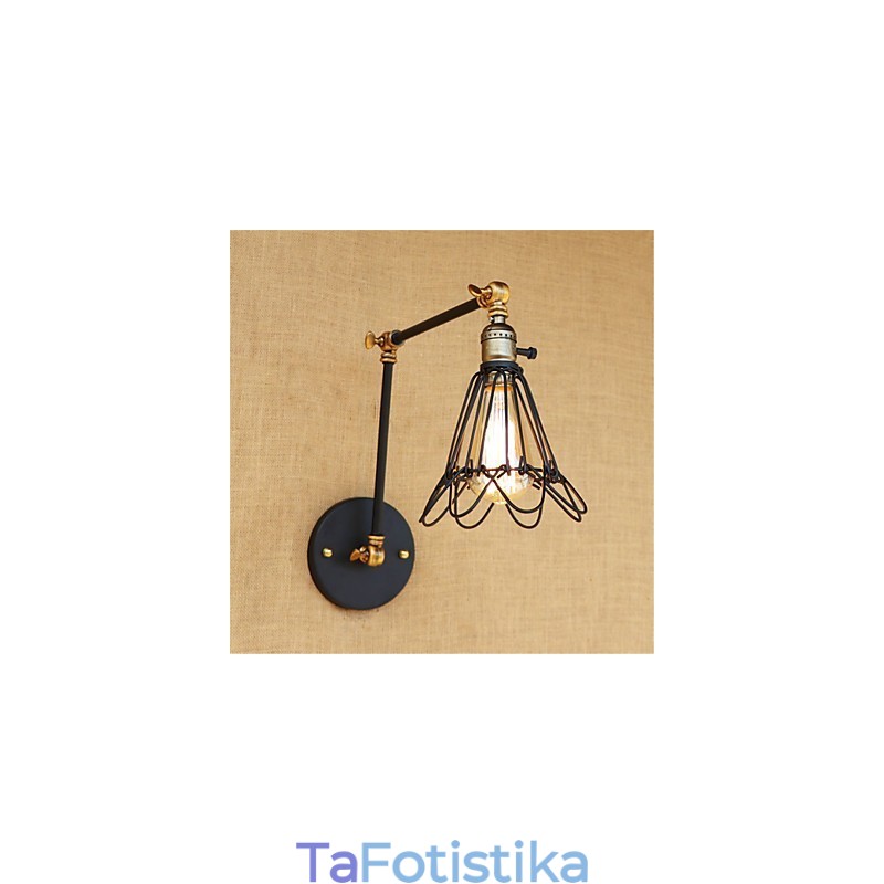 Ρετρό ρουστίκ Lodge Country Painting για Mini Style Swing Arm Ambient Light Swing