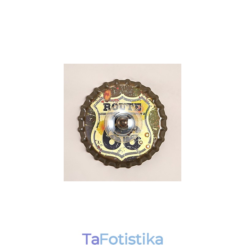 Παραδοσιακό Classic Rustic Lodge Country Painting Χαρακτηριστικό για Mini Style Ambient Light Απλίκες τοίχου Φωτιστικό τοίχου