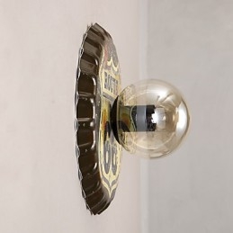 Παραδοσιακό Classic Rustic Lodge Country Painting Χαρακτηριστικό για Mini Style Ambient Light Απλίκες τοίχου Φωτιστικό τοίχου