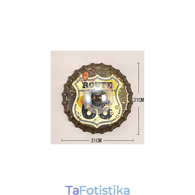 Παραδοσιακό Classic Rustic Lodge Country Painting Χαρακτηριστικό για Mini Style Ambient Light Απλίκες τοίχου Φωτιστικό τοίχου