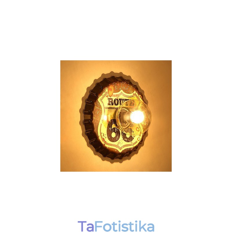 Παραδοσιακό Classic Rustic Lodge Country Painting Χαρακτηριστικό για Mini Style Ambient Light Απλίκες τοίχου Φωτιστικό τοίχου
