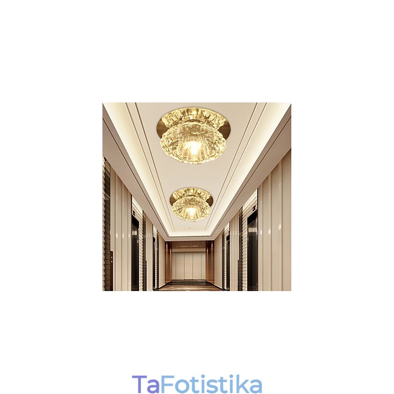 Σύγχρονο φωτιστικό οροφής Κρυστάλλινο φωτιστικό οροφής 3W