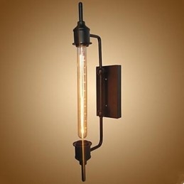 Vintage Industrial Wind Iron Clothing Shop Bar Coffee Shop Edison Flute Wall Light