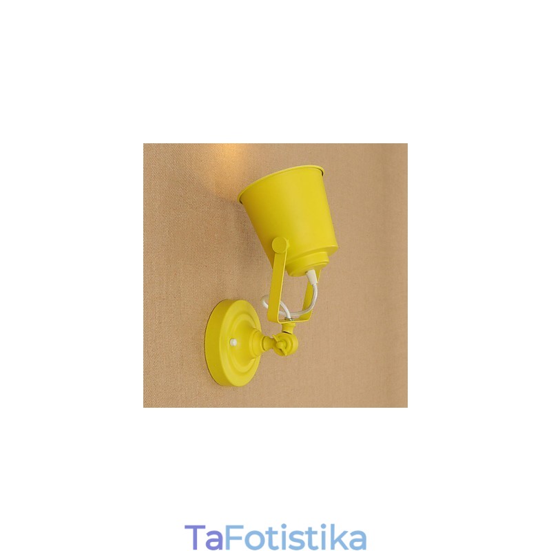 Βαμμένο ατσάλινο φωτιστικό τοίχου Dumb Black American Coffee διακόσμηση Ρετρό Φωτιστικό τοίχου Φωτιστικό Φωτόσπαθο στον τοίχο