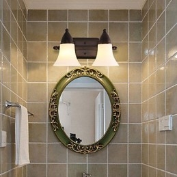 Rustic Lodge Black Oxide Finish Χαρακτηριστικό για προστασία ματιών Απλίκες τοίχου από φως περιβάλλοντος φωτός τοίχου