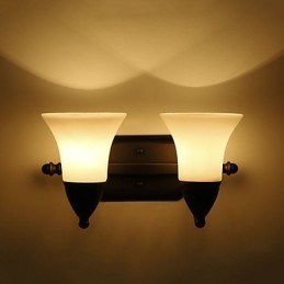 Rustic Lodge Black Oxide Finish Χαρακτηριστικό για προστασία ματιών Απλίκες τοίχου από φως περιβάλλοντος φωτός τοίχου