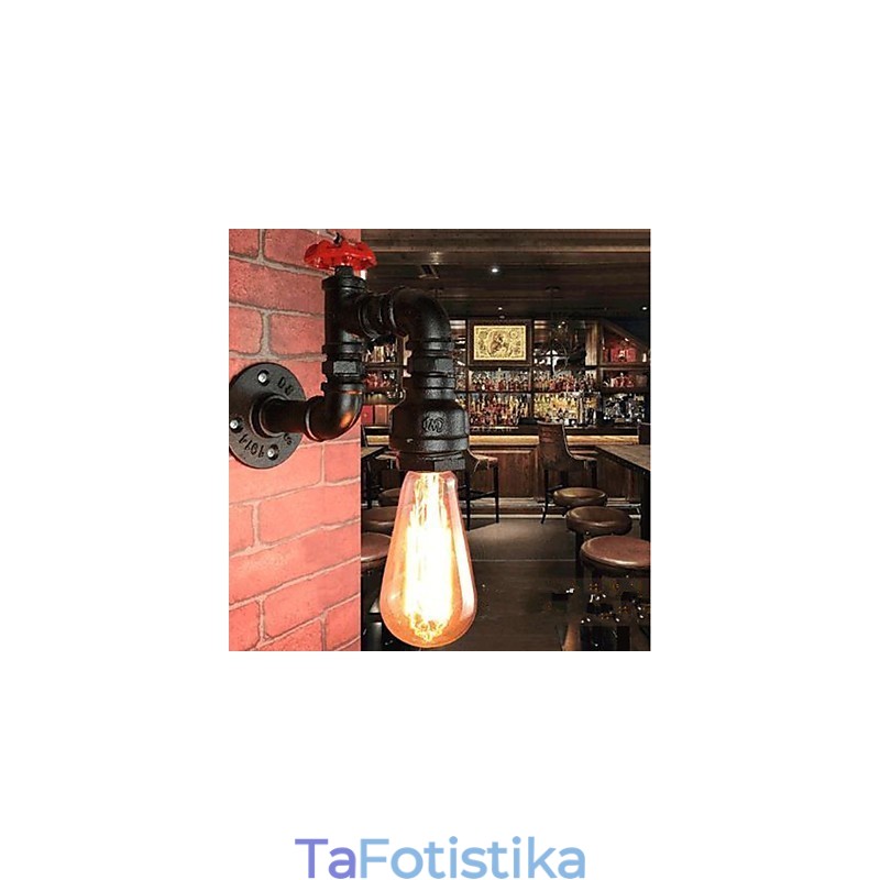 Ρουστίκ Lodge Painting Χαρακτηριστικό για Απλίκες τοίχου Ambient Light Φωτιστικό τοίχου
