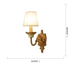 Απλό Country Traditional Classic Brass χαρακτηριστικό για Mini Style Uplight Απλίκες τοίχου Φωτιστικό τοίχου