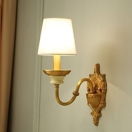 Απλό Country Traditional Classic Brass χαρακτηριστικό για Mini Style Uplight Απλίκες τοίχου Φωτιστικό τοίχου