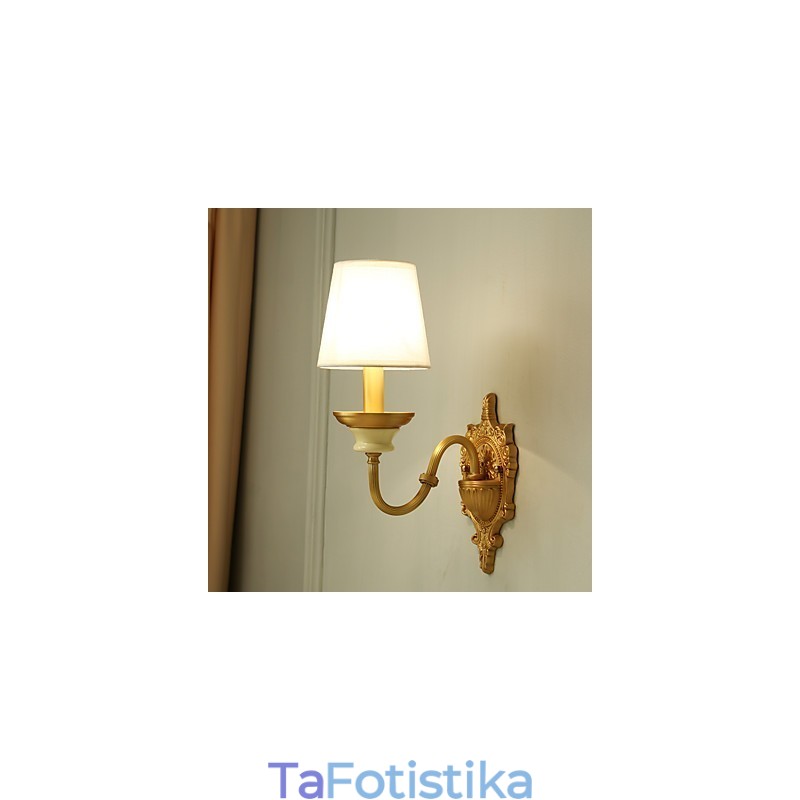 Απλό Country Traditional Classic Brass χαρακτηριστικό για Mini Style Uplight Απλίκες τοίχου Φωτιστικό τοίχου