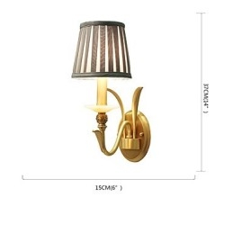 Απλό Country Traditional Classic Brass χαρακτηριστικό για Mini Style Uplight Απλίκες τοίχου Φωτιστικό τοίχου