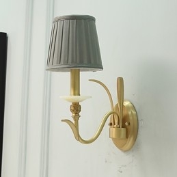 Απλό Country Traditional Classic Brass χαρακτηριστικό για Mini Style Uplight Απλίκες τοίχου Φωτιστικό τοίχου