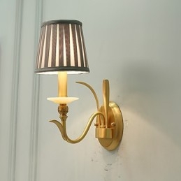 Απλό Country Traditional Classic Brass χαρακτηριστικό για Mini Style Uplight Απλίκες τοίχου Φωτιστικό τοίχου