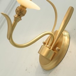 Απλό Country Traditional Classic Brass χαρακτηριστικό για Mini Style Uplight Απλίκες τοίχου Φωτιστικό τοίχου