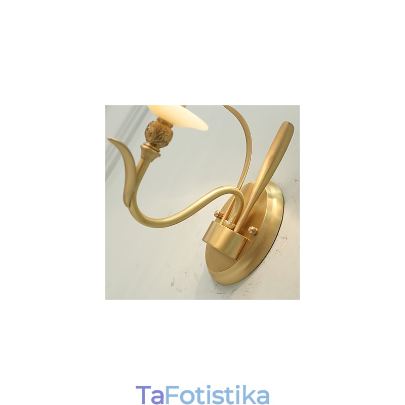 Απλό Country Traditional Classic Brass χαρακτηριστικό για Mini Style Uplight Απλίκες τοίχου Φωτιστικό τοίχου