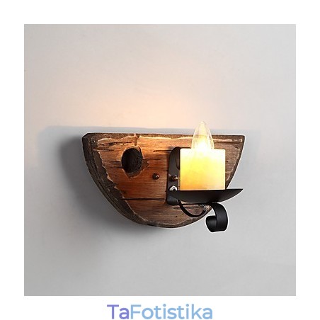 Ρουστίκ Lodge Painting Χαρακτηριστικό για Mini Style Uplight Απλίκες τοίχου Φωτιστικό τοίχου Ρουστίκ Lodge Painting Χαρακτηριστικό για Mini Style Uplight Απλίκες τοίχου Φωτιστικό τοίχου