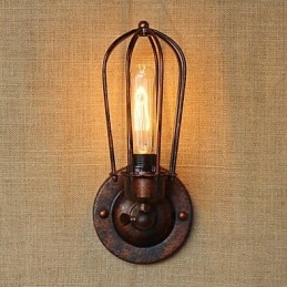 Απλή Vintage Country Retro Electroplate για απλίκες τοίχου με ελαφρύ περιβάλλον Mini Style