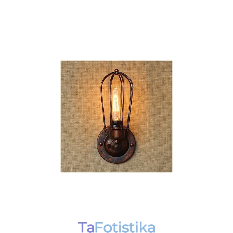 Απλή Vintage Country Retro Electroplate για απλίκες τοίχου με ελαφρύ περιβάλλον Mini Style
