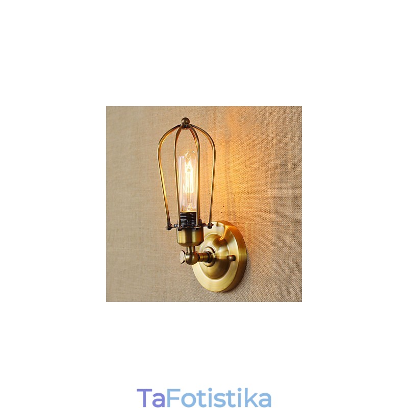 Απλή Vintage Country Retro Electroplate για απλίκες τοίχου με ελαφρύ περιβάλλον Mini Style