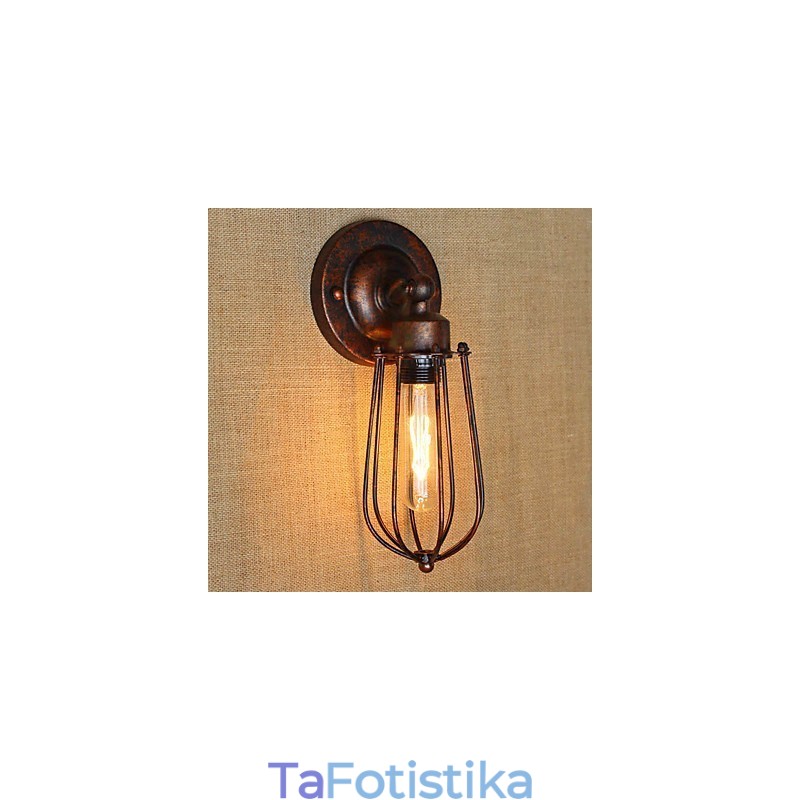 Απλή Vintage Country Retro Electroplate για απλίκες τοίχου με ελαφρύ περιβάλλον Mini Style