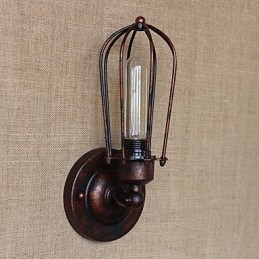 Απλή Vintage Country Retro Electroplate για απλίκες τοίχου με ελαφρύ περιβάλλον Mini Style