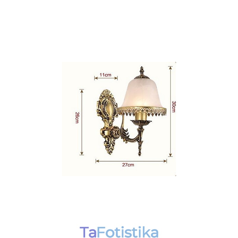 Vintage ηλεκτρολυμένη λειτουργία Downlight απλίκες τοίχου Φωτιστικό τοίχου