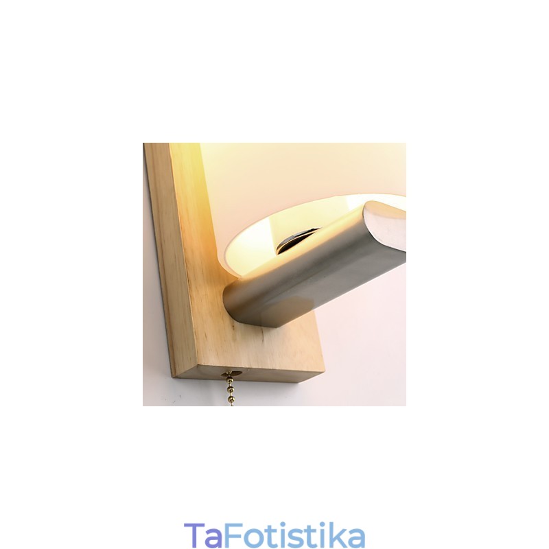 Καινοτομία Country για Mini Style Eye Protection Απλίκες τοίχου με φωτισμό περιβάλλοντος Ξύλινο φωτιστικό κρεβατοκάμαρας