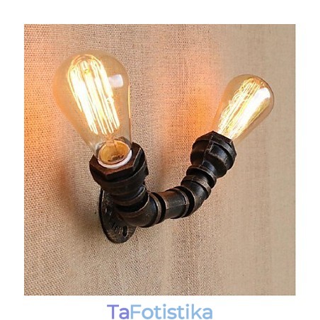 Nostalgia Simple Water Pipe Διακοσμητικό Μικρό Επιτοίχιο Φωτιστικό τοίχου Nostalgia Simple Water Pipe Διακοσμητικό Μικρό Επιτοίχιο Φωτιστικό τοίχου