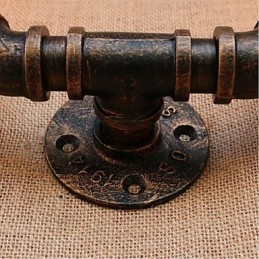Nostalgia Simple Water Pipe Διακοσμητικό Μικρό Επιτοίχιο Φωτιστικό τοίχου