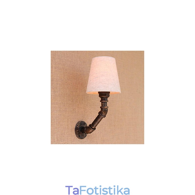 Rustic Lodge Brass Χαρακτηριστικό για Απλίκες Τοίχου Περιβάλλοντος Φωτιστικό τοίχου