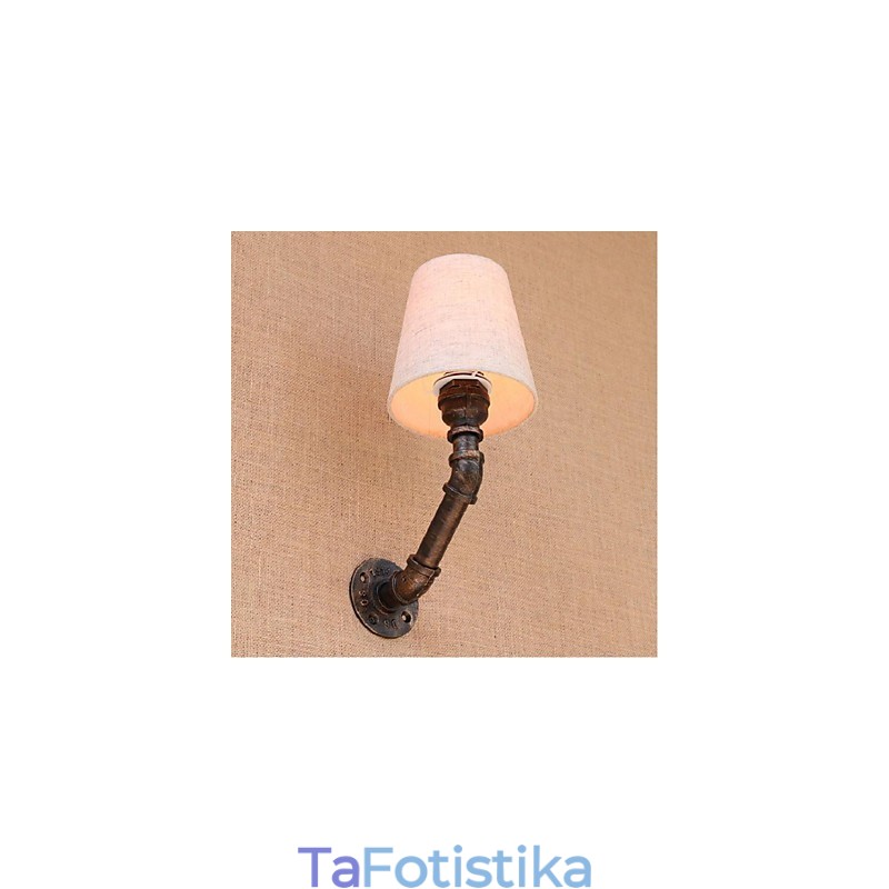 Rustic Lodge Brass Χαρακτηριστικό για Απλίκες Τοίχου Περιβάλλοντος Φωτιστικό τοίχου