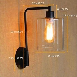 Rustic Lodge Country Black Oxide Finish Χαρακτηριστικό φινιρίσματος για Swing Arm Ambient Light
