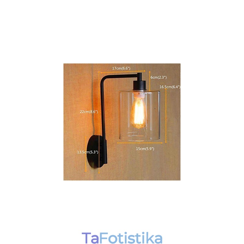 Rustic Lodge Country Black Oxide Finish Χαρακτηριστικό φινιρίσματος για Swing Arm Ambient Light