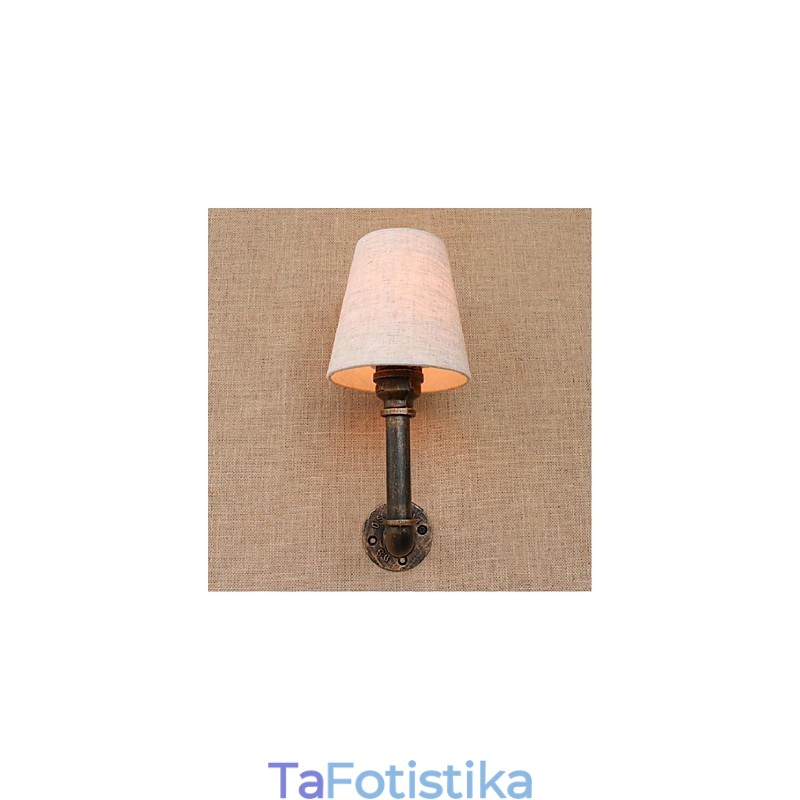 Rustic Lodge Brass Χαρακτηριστικό για Απλίκες Τοίχου Περιβάλλοντος Φωτιστικό τοίχου