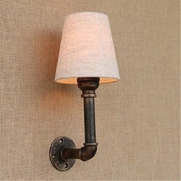 Rustic Lodge Brass Χαρακτηριστικό για Απλίκες Τοίχου Περιβάλλοντος Φωτιστικό τοίχου
