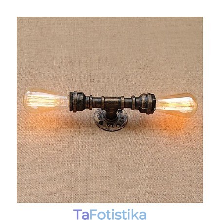 Nostalgia Simple Water Pipe Διακοσμητικό Μικρό Επιτοίχιο Φωτιστικό τοίχου Nostalgia Simple Water Pipe Διακοσμητικό Μικρό Επιτοίχιο Φωτιστικό τοίχου