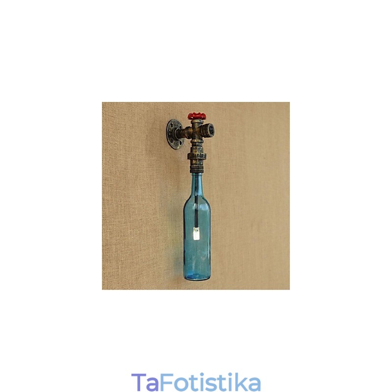Διακόπτης τοίχου με Φωτιστικό τοίχου μπουκαλιού σωλήνα νερού